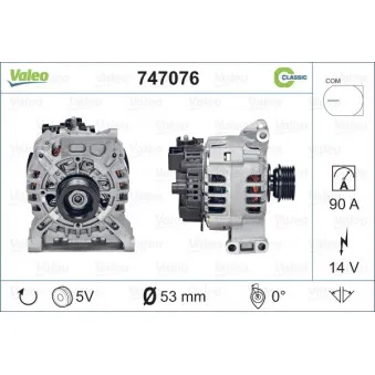 Alternateur VALEO 747076