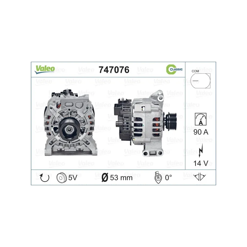 Alternateur VALEO 747076