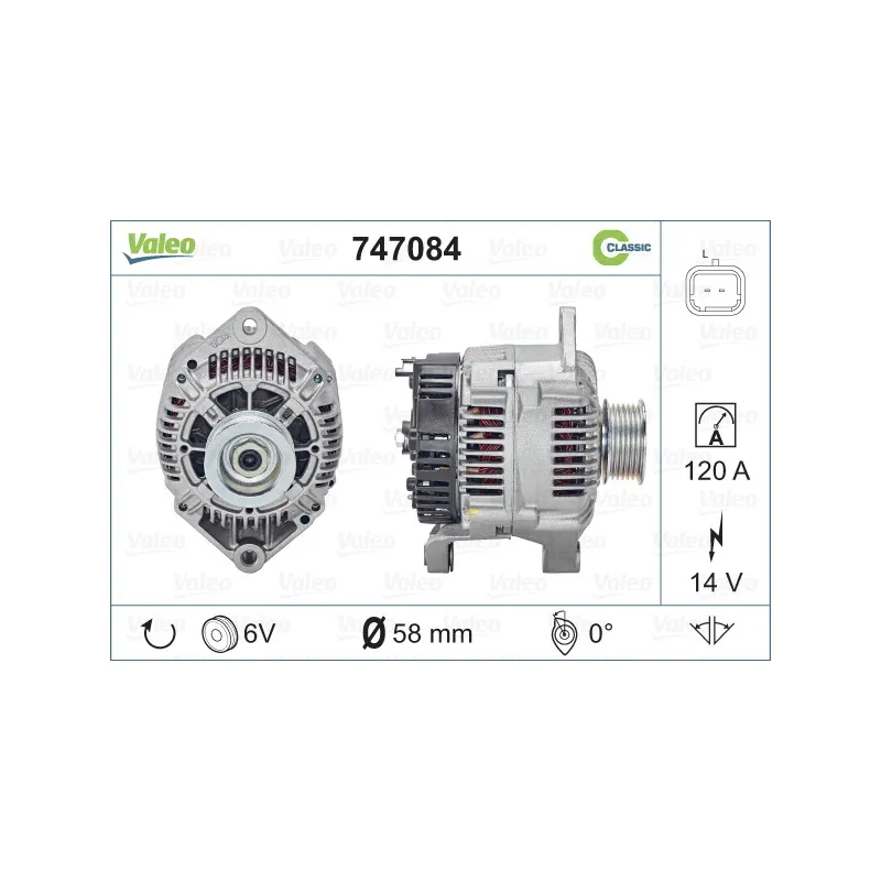 Alternateur VALEO 747084