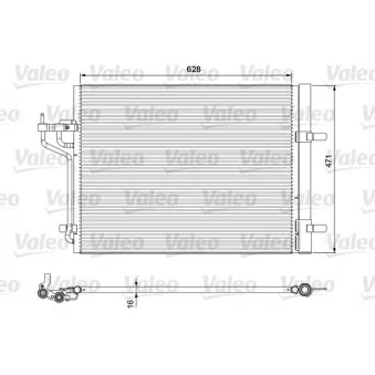Condenseur, climatisation VALEO 814390
