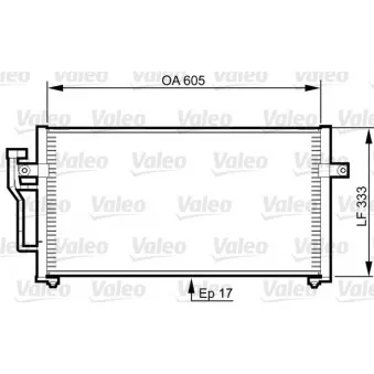 Condenseur, climatisation VALEO 817789