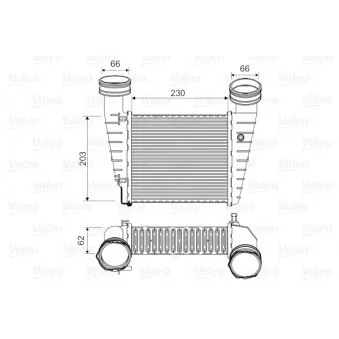Intercooler, échangeur VALEO 817938
