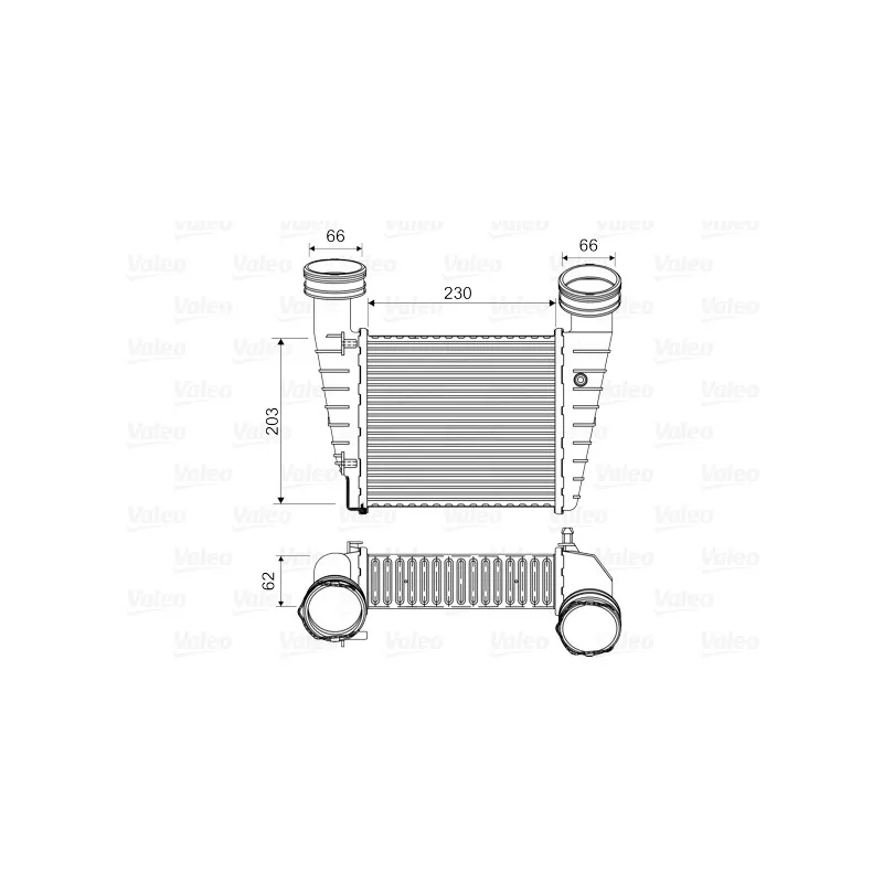 Intercooler, échangeur VALEO 817938