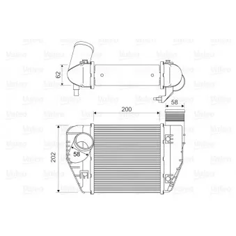 Intercooler, échangeur VALEO 818326