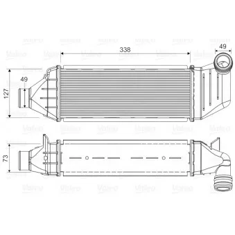 Intercooler, échangeur VALEO 818327