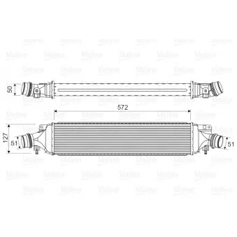 Intercooler, échangeur VALEO 818329