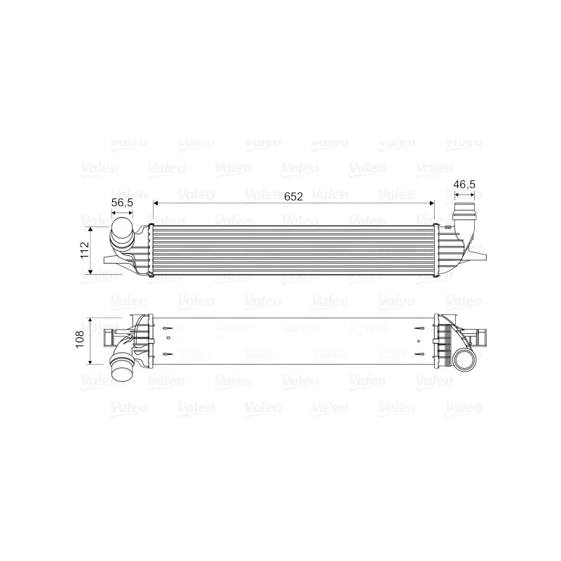 Intercooler, échangeur VALEO 818330