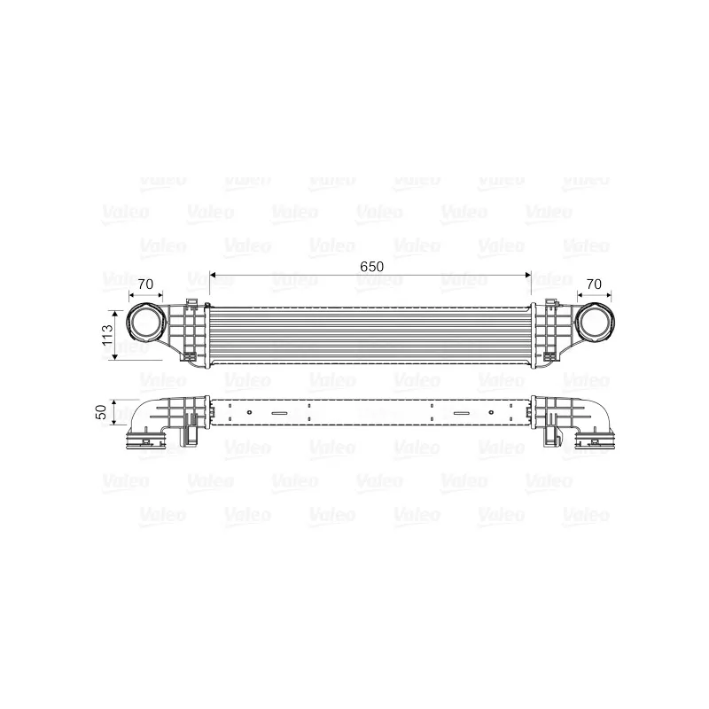 Intercooler, échangeur VALEO 818337