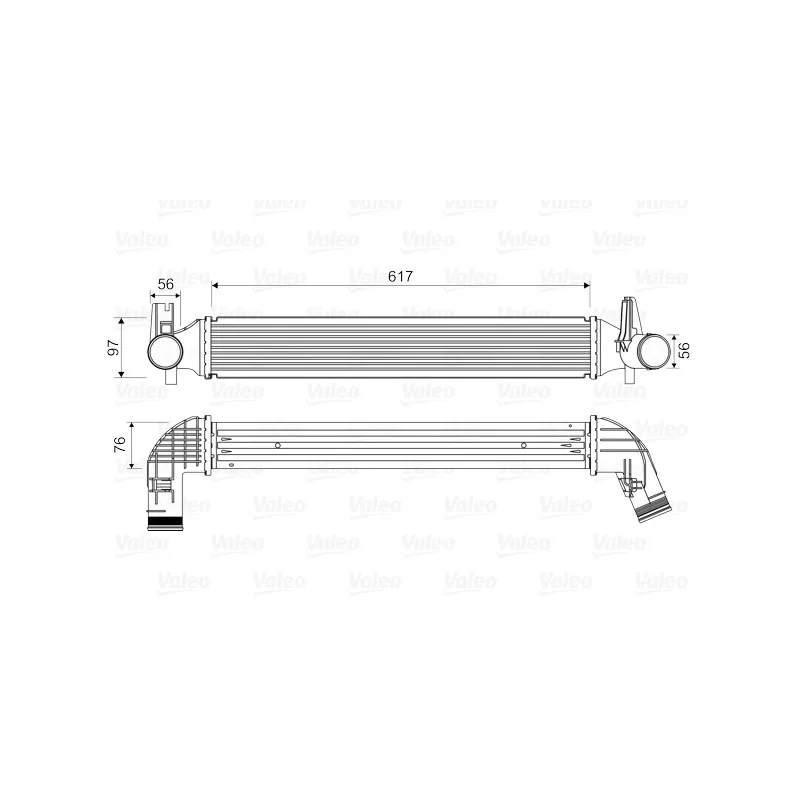Intercooler, échangeur VALEO 818338