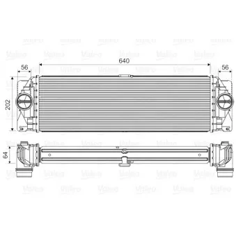 Intercooler, échangeur VALEO 818341