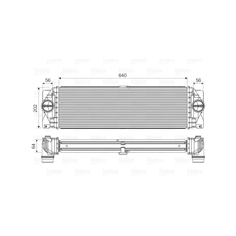 Intercooler, échangeur VALEO 818341