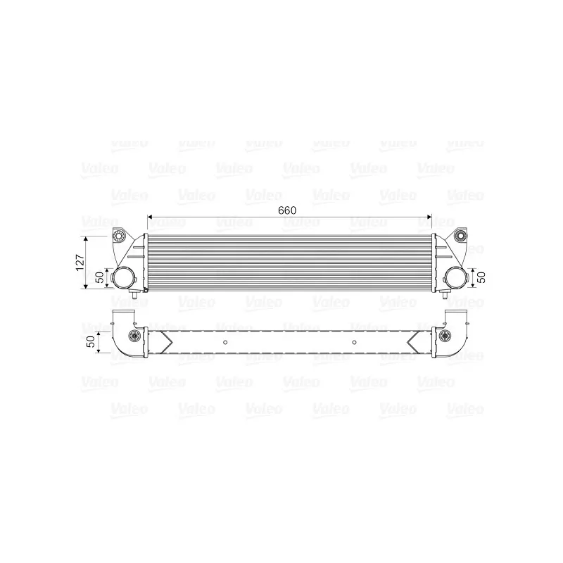 Intercooler, échangeur VALEO 818348