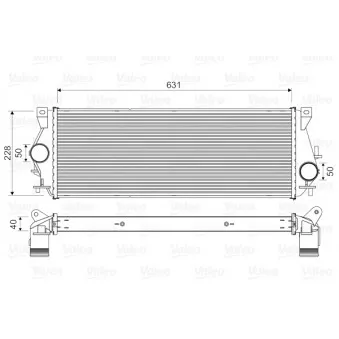 Intercooler, échangeur VALEO 818350