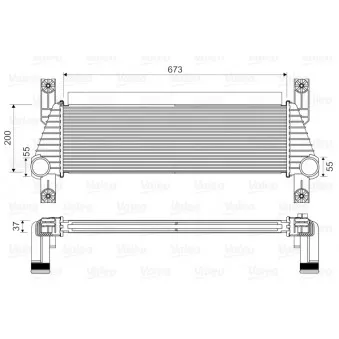Intercooler, échangeur VALEO 818352