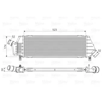 Intercooler, échangeur VALEO 818354