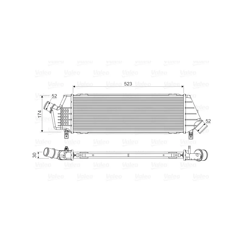 Intercooler, échangeur VALEO 818354