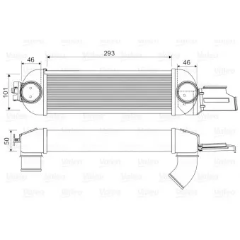 Intercooler, échangeur VALEO 818355