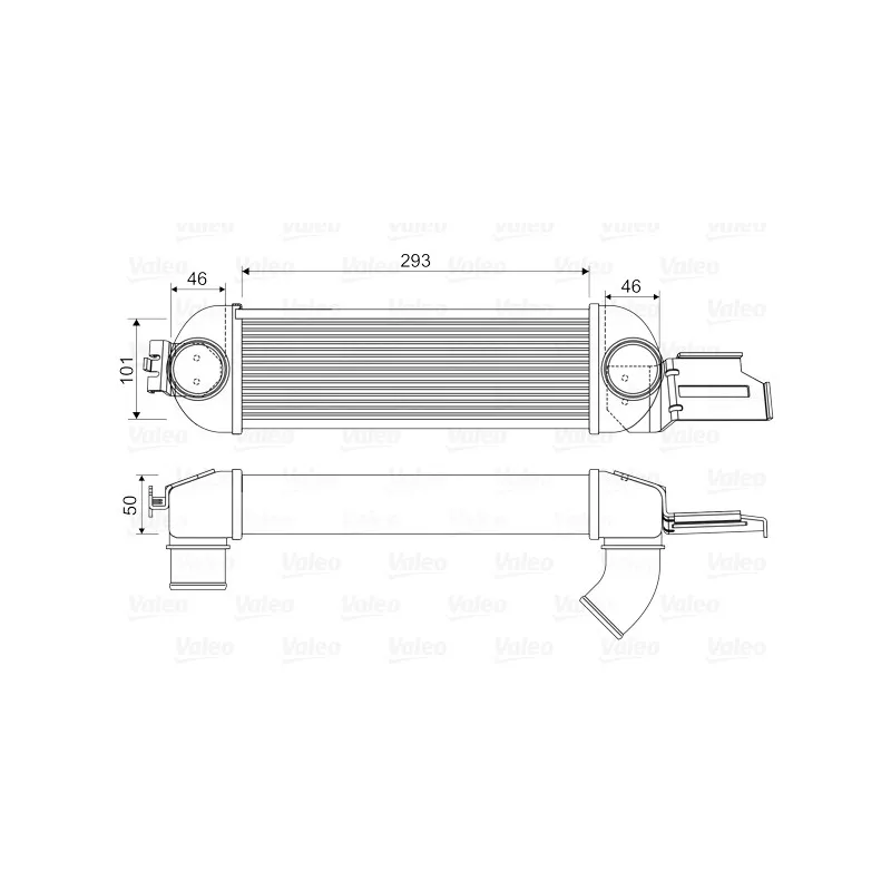 Intercooler, échangeur VALEO 818355