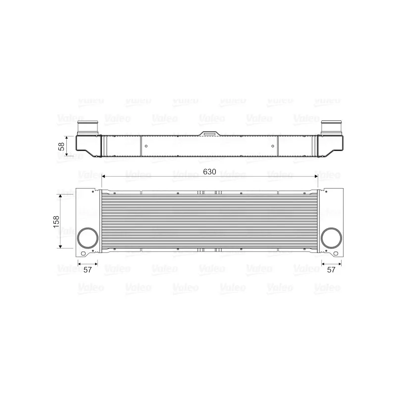 Intercooler, échangeur VALEO 818356