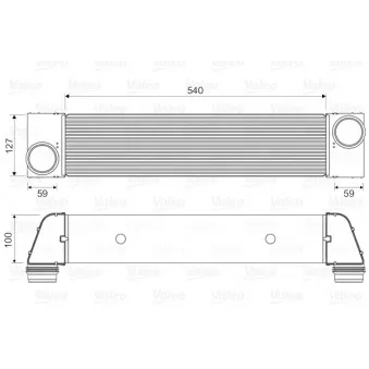 Intercooler, échangeur VALEO 818357