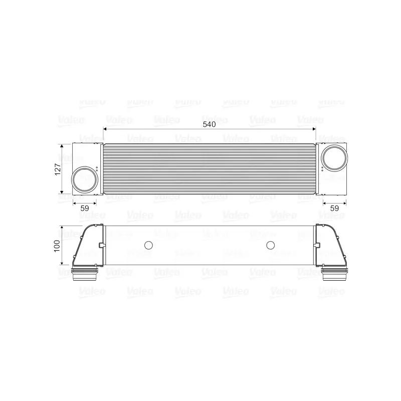Intercooler, échangeur VALEO 818357