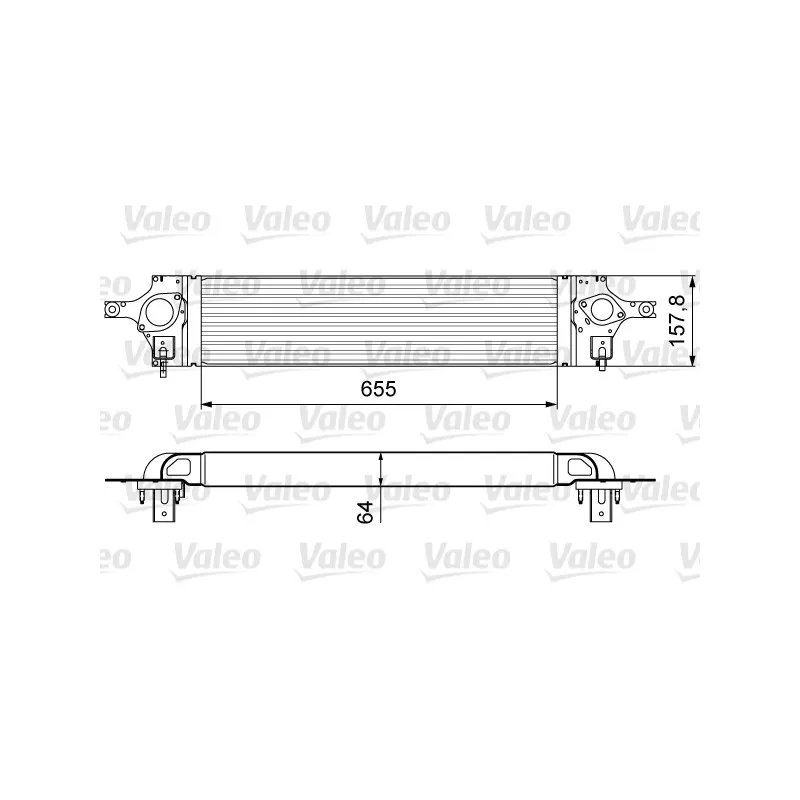 Intercooler, échangeur VALEO 818358