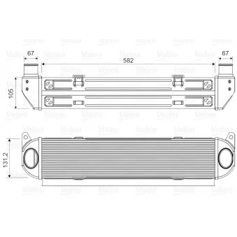 Intercooler, échangeur VALEO 818359
