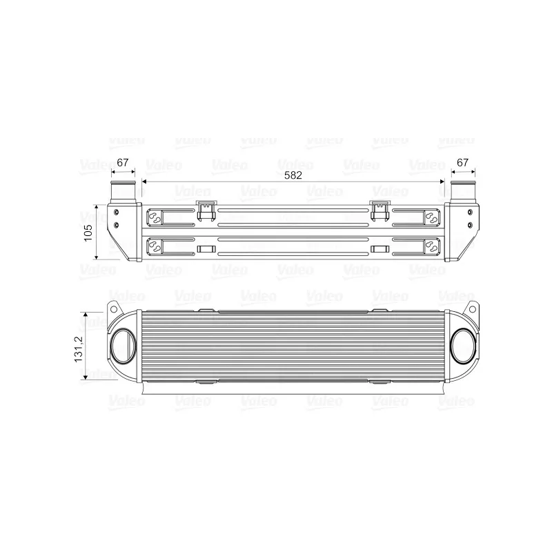 Intercooler, échangeur VALEO 818359