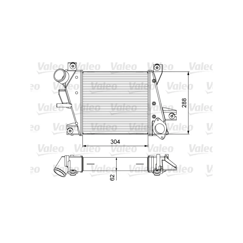 Intercooler, échangeur VALEO 818360