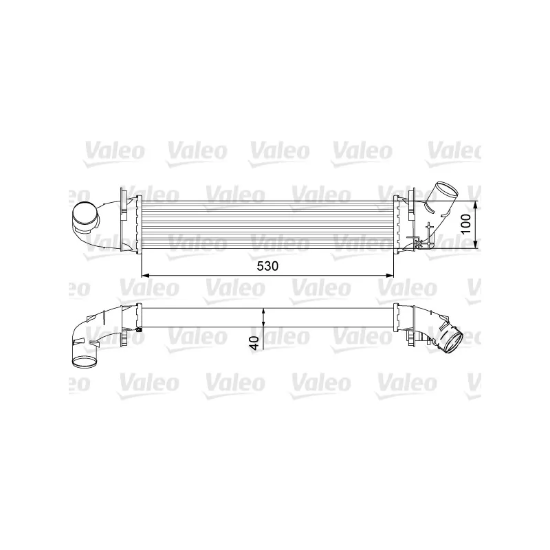 Intercooler, échangeur VALEO 818544