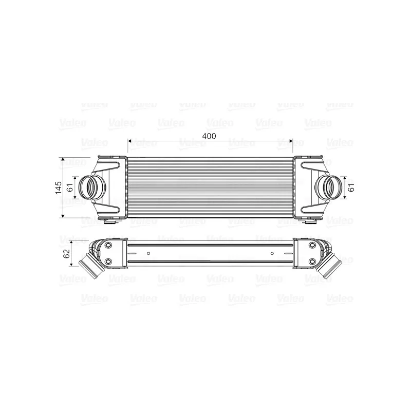 Intercooler, échangeur VALEO 818550