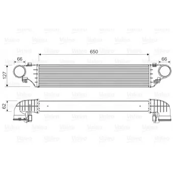 Intercooler, échangeur VALEO 818552