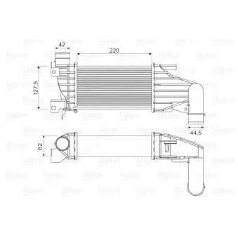 Intercooler, échangeur VALEO 818555