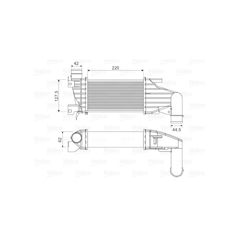 Intercooler, échangeur VALEO 818555