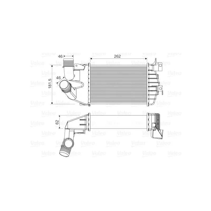 Intercooler, échangeur VALEO 818556