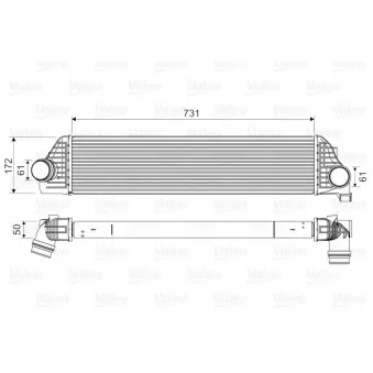Intercooler, échangeur VALEO 818561