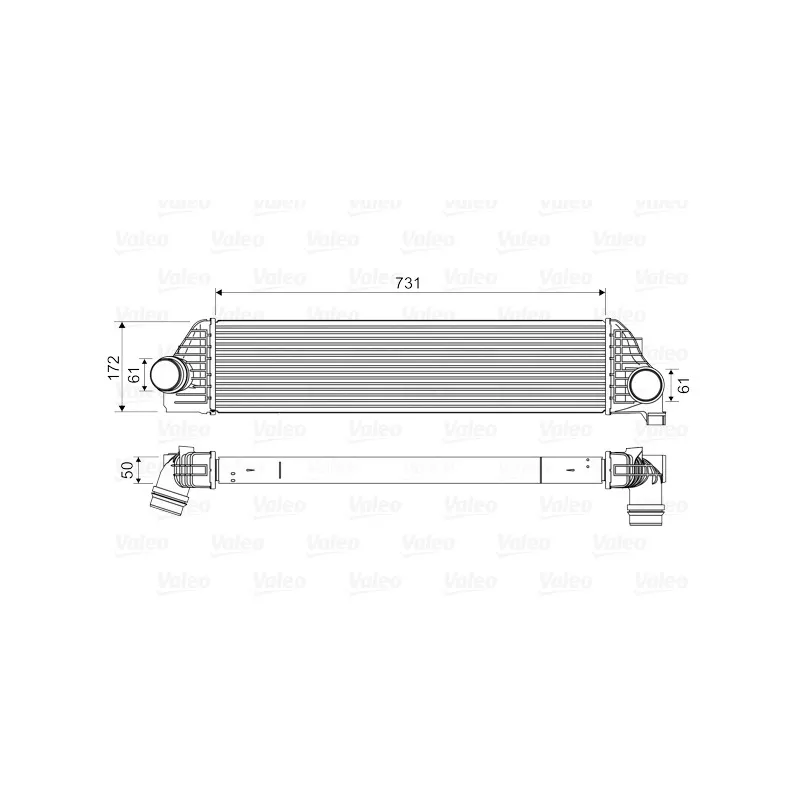 Intercooler, échangeur VALEO 818561