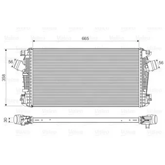 Intercooler, échangeur VALEO 818567