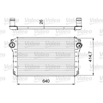 Intercooler, échangeur VALEO 818568