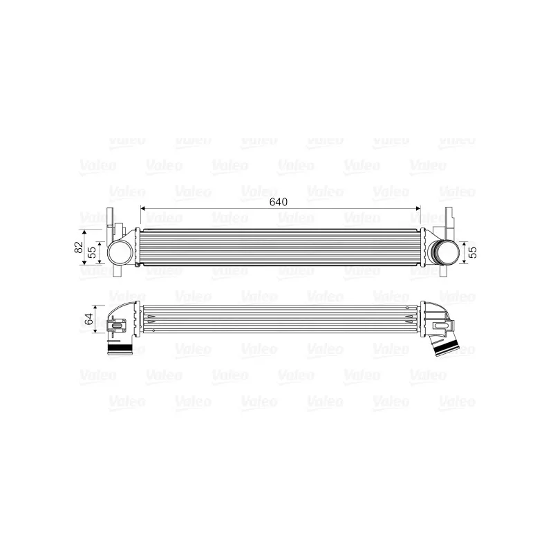 Intercooler, échangeur VALEO 818574