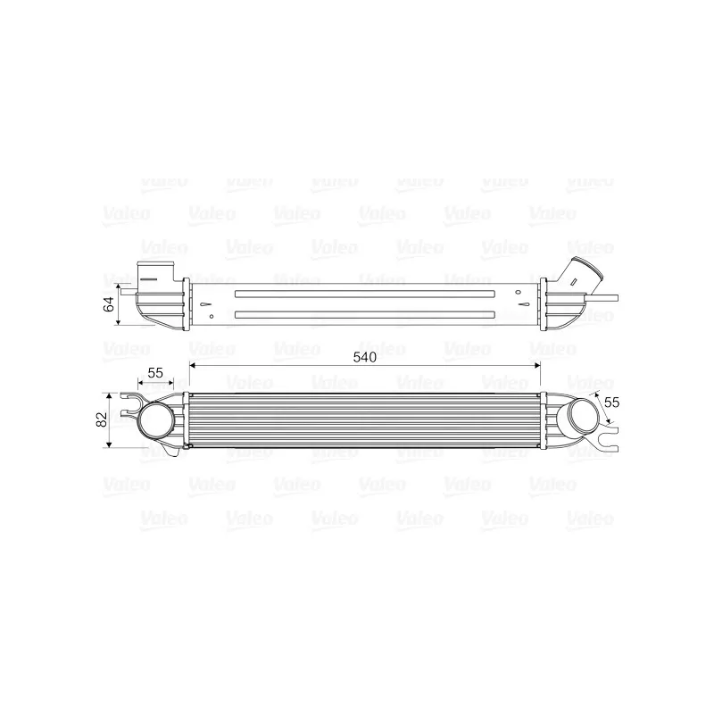 Intercooler, échangeur VALEO 818580