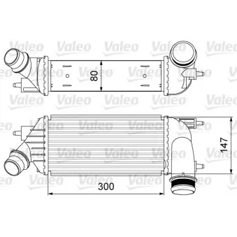 Intercooler, échangeur VALEO 818583