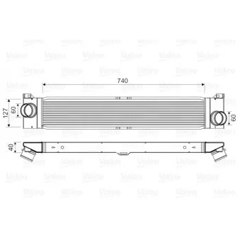 Intercooler, échangeur VALEO 818586