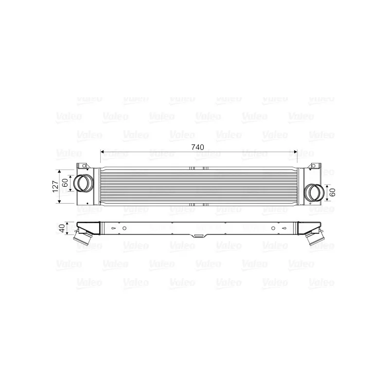 Intercooler, échangeur VALEO 818586