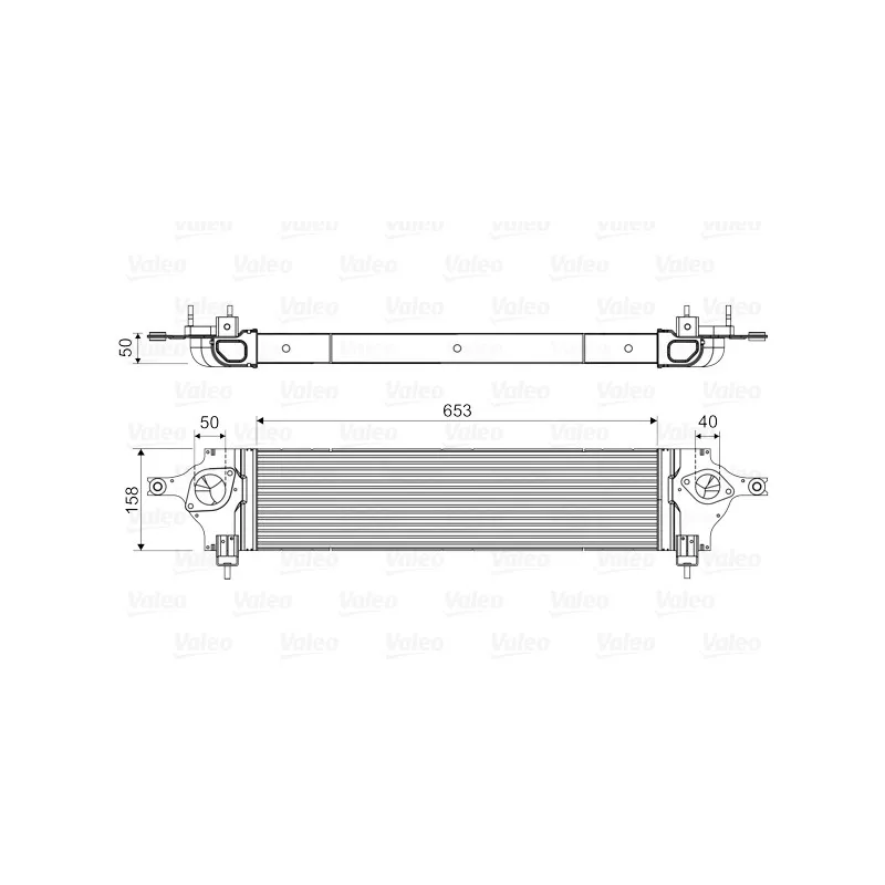 Intercooler, échangeur VALEO 818589