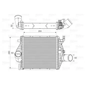 Intercooler, échangeur VALEO 818590