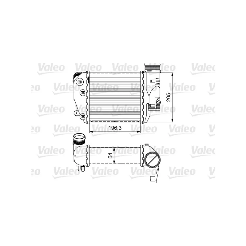 Intercooler, échangeur VALEO 818610