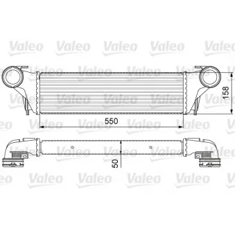 Intercooler, échangeur VALEO 818618
