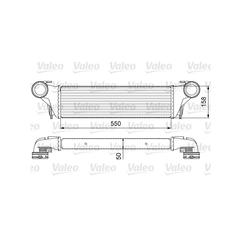 Intercooler, échangeur VALEO 818618