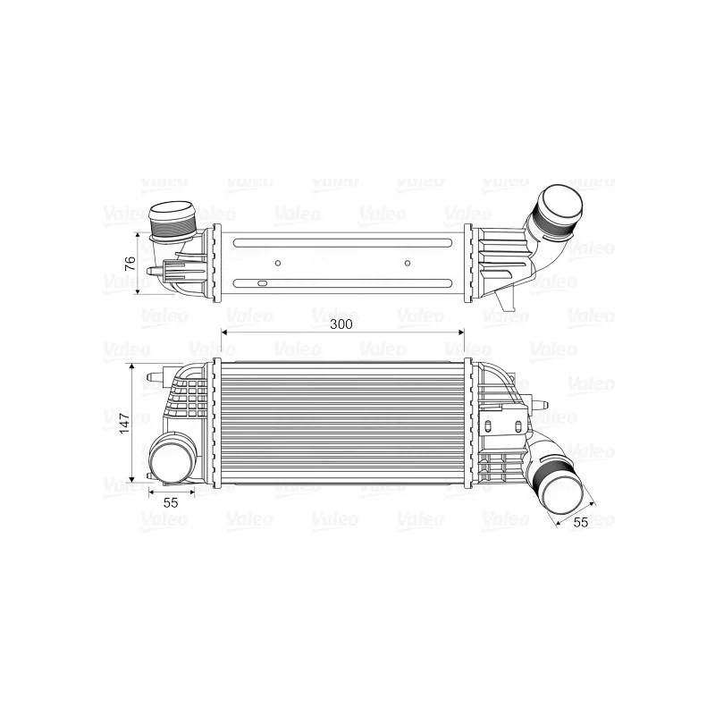 Intercooler, échangeur VALEO 818620